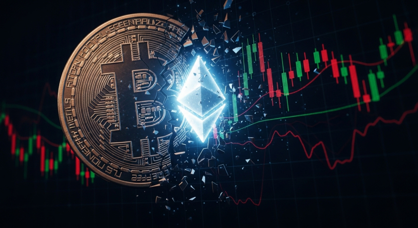  비트코인($BTC), 10만 8,000달러 지지선 붕괴 위기…고래들은 이더리움($ETH)으로 이동 중