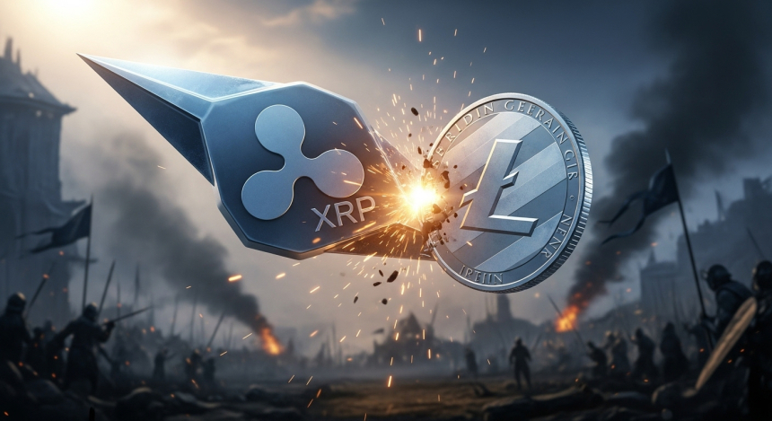 라이트코인의 조롱 도발에 반격한 리플…시가총액 20배 격차로 응수