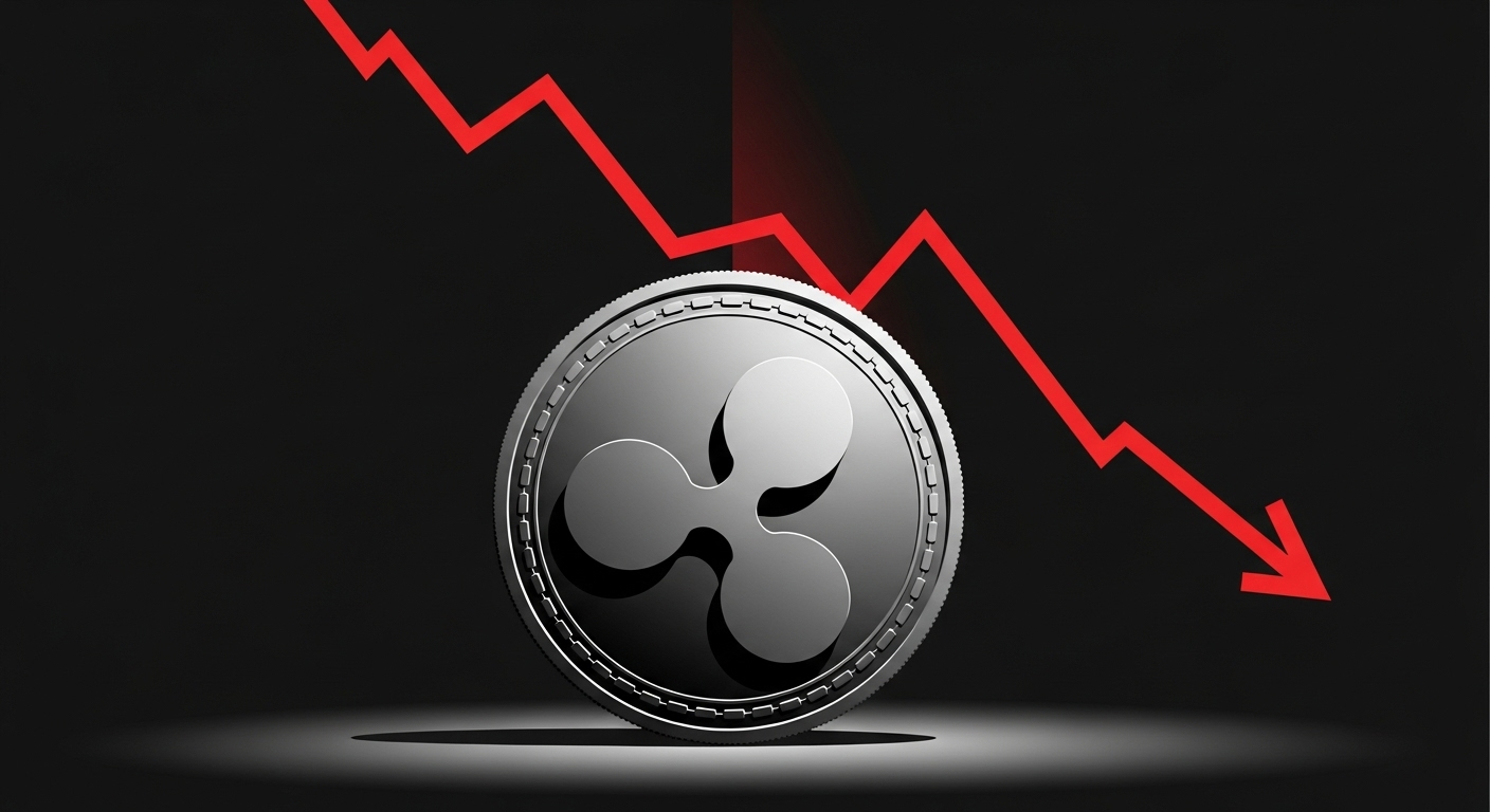 XRP, 한 달 새 15% 급락…비트코인 대비 이례적 하락세에 투자자 불안