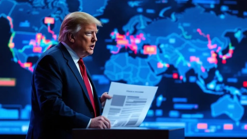 트럼프, 對중국 수입품 100% 관세 부과 예고…中 수출 통제에 대응