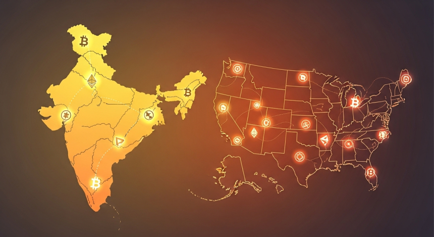  인도·미국, 2025년 암호화폐 채택 1~2위…美 거래 1조 달러 돌파