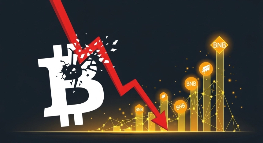 비트코인 10월 10% 급락…BNB체인은 사상 최대 활동량으로 대조적 흐름