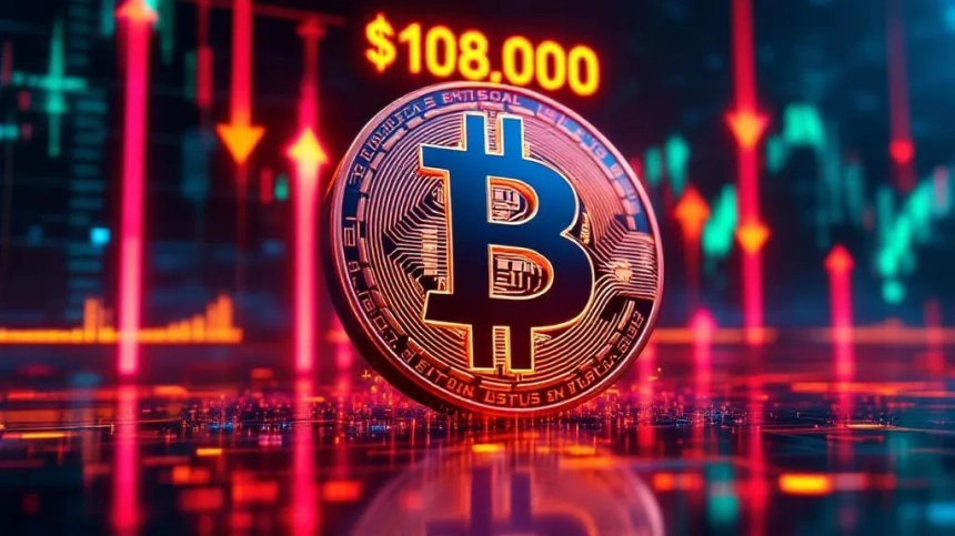 비트코인, 10만8천달러 아래로 하락