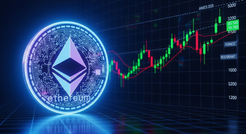  이더리움, 4,100달러 돌파 임박…기술적 패턴과 CPI가 향방 가른다
