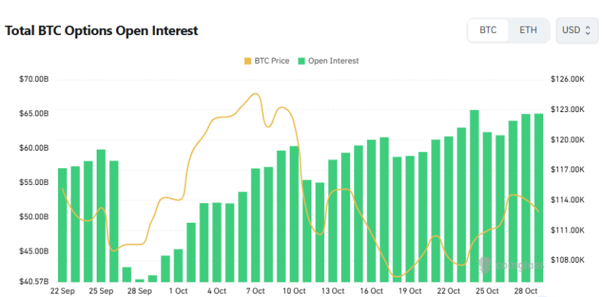 [비트 옵션 데일리] 11만4000달러 콜옵션 거래 집중…상승 베팅 강화