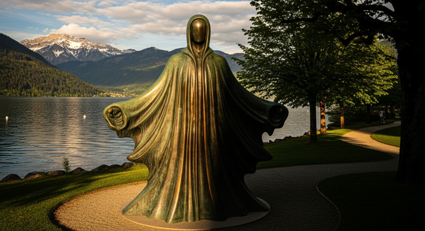  사토시 동상, 루가노에서 복원…비트코인 철학 상징의 귀환