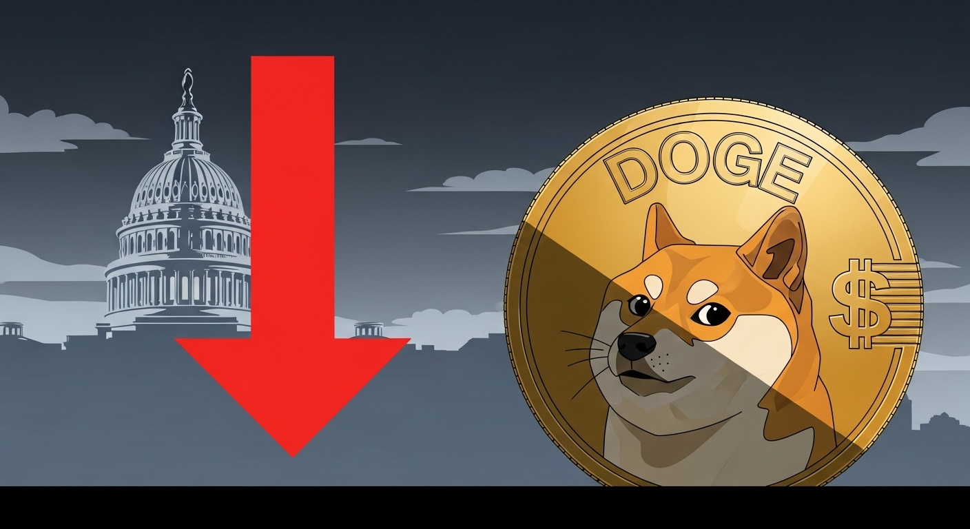 도지코인($DOGE), 일주일 새 27% 급락…데스 크로스에 추가 하락 경고