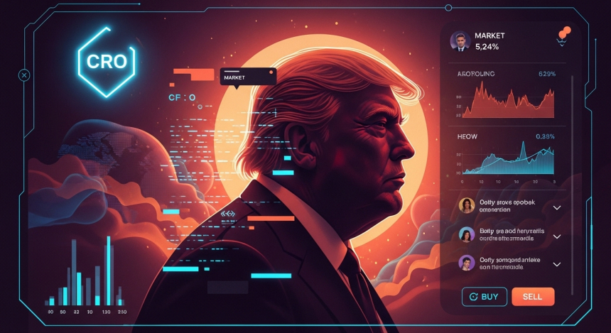  트럼프 대통령의 트루스소셜, 크립토닷컴과 '예측 시장' 플랫폼 공개…크로노스 연동 주목