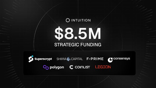블록체인 기반 AI 정보 인프라 ‘인튜이션’, 850만 달러 투자 유치 및 메인넷 출시