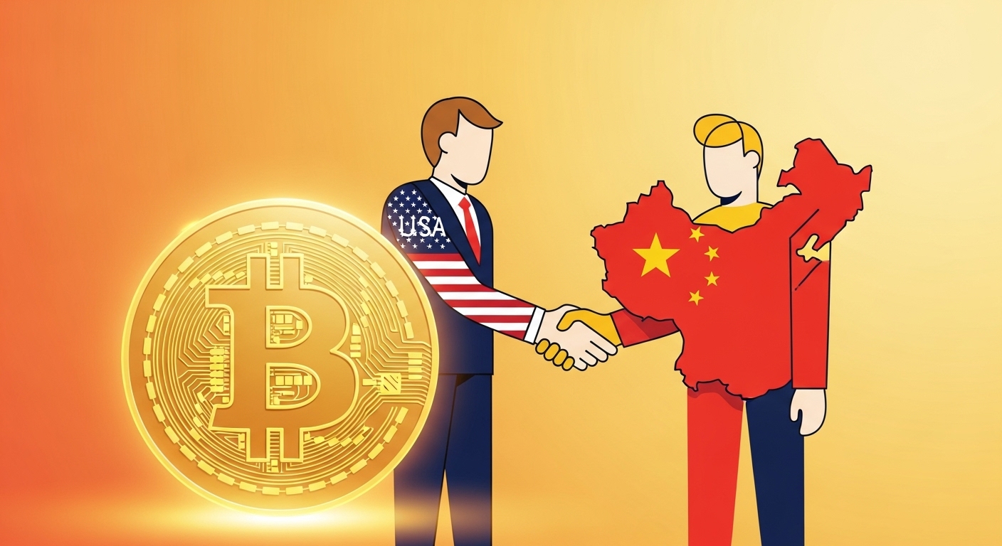 트럼프-시진핑 회담, 미중 무역 완화 신호…비트코인·알트코인 시장 기대감