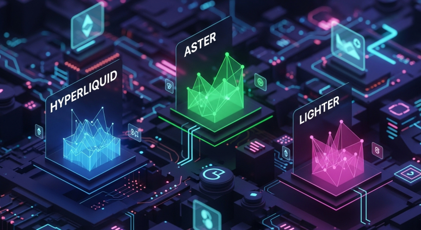 하이퍼리퀴드·아스터·라이터, 속도·레버리지로 승부…DEX 시장 '3강 구도' 형성