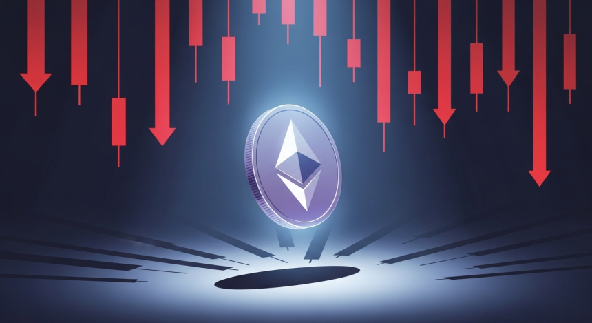  이더리움($ETH), 하루 만에 9.5% 급락…총 3,225억 원 롱 포지션 청산