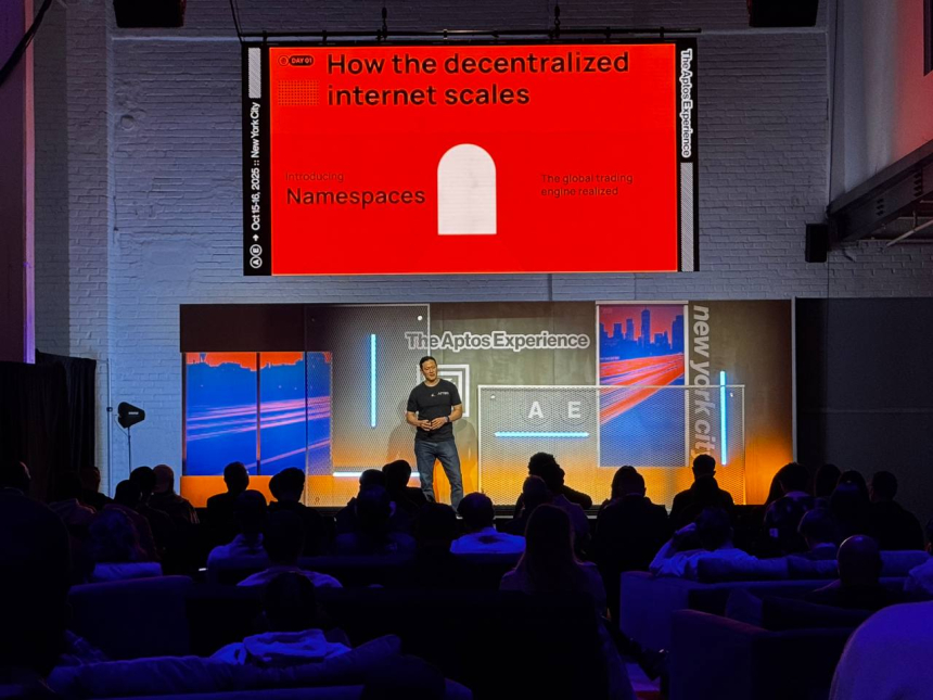  [Aptos Experience] “블록체인, 이제 금융의 심장으로 들어간다”…에이브리 칭, ‘Inside the Engine’ 기조연설에서 글로벌 트레이딩 엔진 비전 제시