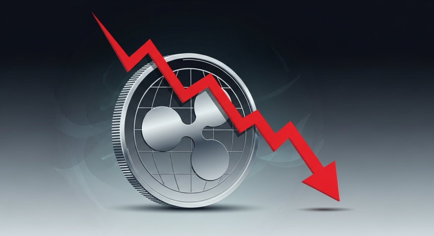 리플(XRP), 데스 크로스 돌입…시가총액 하루 새 9조 증발