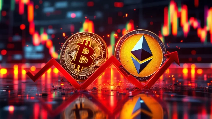 비트코인·이더리움 공매도 1시간 만에 1억 달러 청산