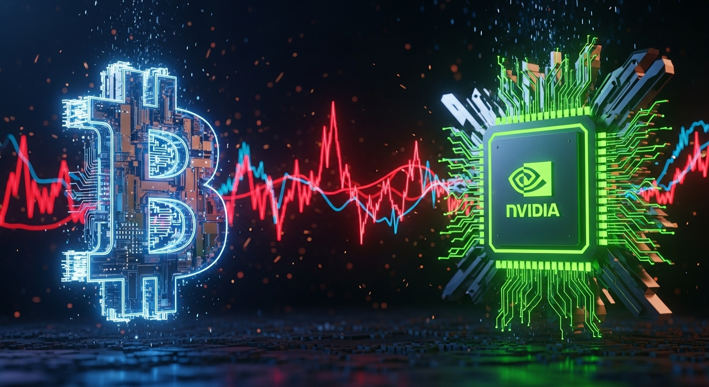 비트코인($BTC)-엔비디아 동조화 심화…일각 '닷컴버블 재현' 경고
