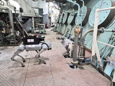  케이조선, 조선소에 '4족 보행로봇' 투입…안전 점검 자동화 실험