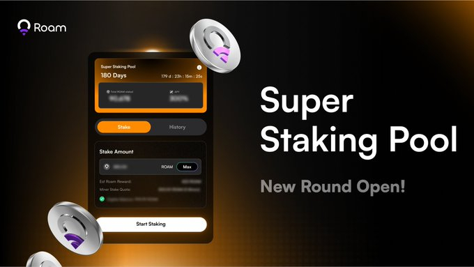  글로벌 오픈 네트워크 ‘롬(Roam)’, 슈퍼 스테이킹 풀 2차 라운드 개시