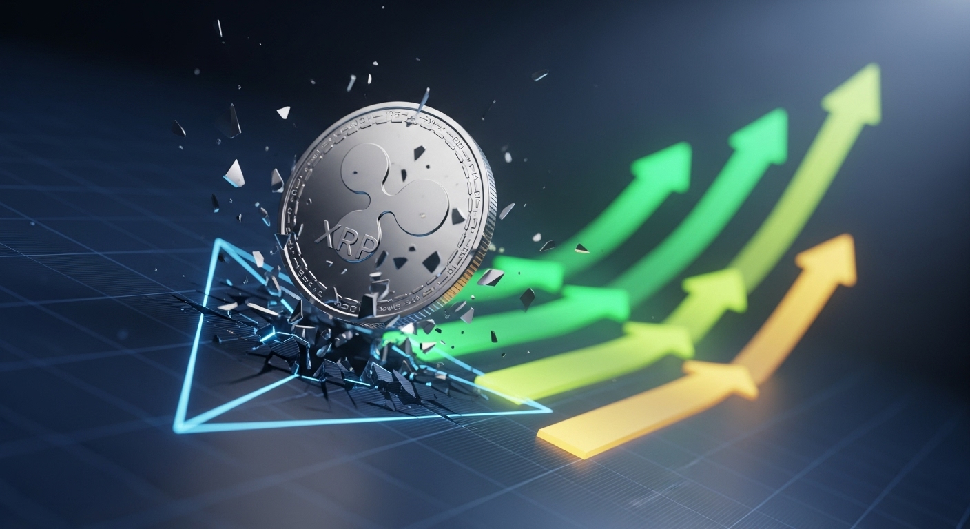 XRP, 삼각 패턴 돌파…최대 28달러 전망에 시장 주목