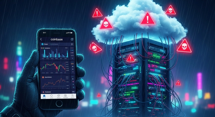 AWS 장애의 역풍…코인베이스·로빈후드 멈추며 암호화폐 시장 '멘붕'