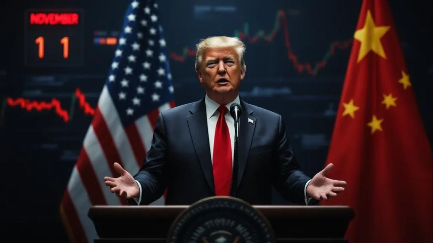 트럼프, 11월 1일 대중 관세 계획 유지 밝혀