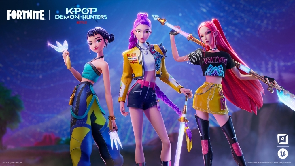  포트나이트, K-팝 애니 ‘데몬 헌터스’와 뭉쳤다…게임·영화 넘나드는 초융합 / 연합뉴스 