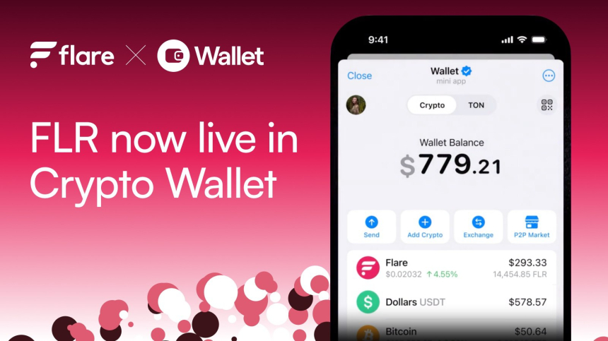  플레어(Flare), 텔레그램 기반 TOP Wallet과 손잡고 FLR 출범 캠페인 전개