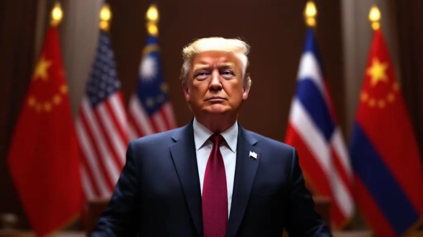 트럼프, 아시아 순방 시작…미·중 무역 틀 합의