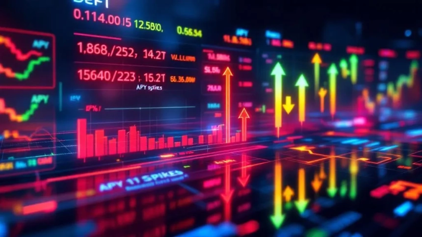 디파이 시장, 10월 11일 급락 후 극단적 변동… 거래량·수수료 모두 신기록