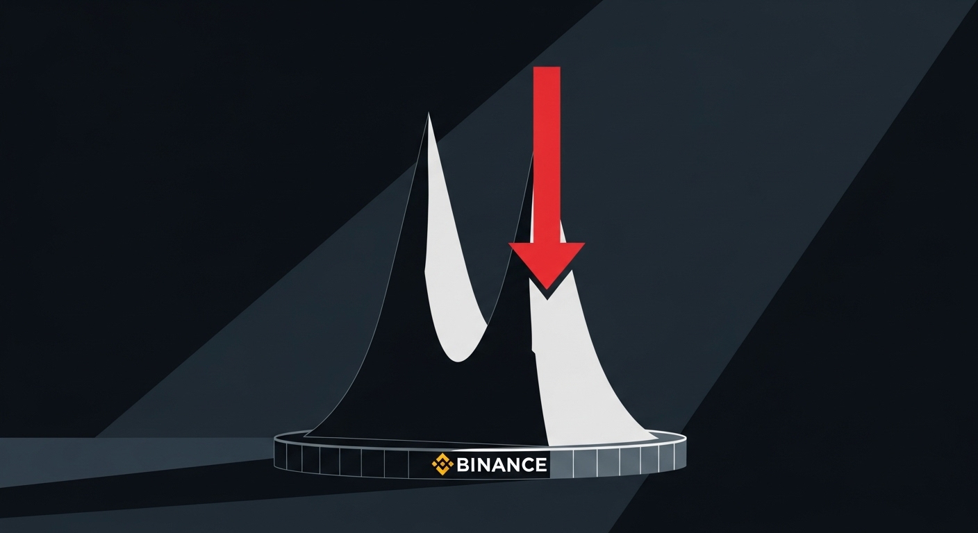 바이낸스코인(BNB), 더블 톱 형성... 최대 30% 급락 가능성 경고