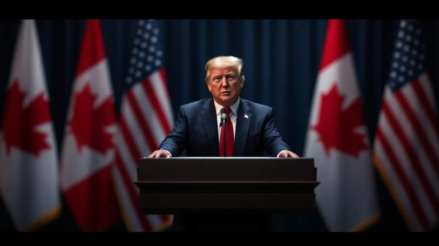 트럼프, '캐나다와의 모든 무역 협상 중단' 선언