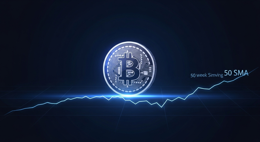  비트코인, 50주 이동평균 지지선 확인…추세 반전 신호 될까