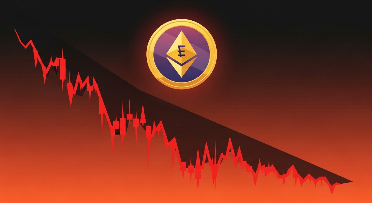 이더리움($ETH), 베어 플래그 경고…3,100달러까지 추가 하락 가능성