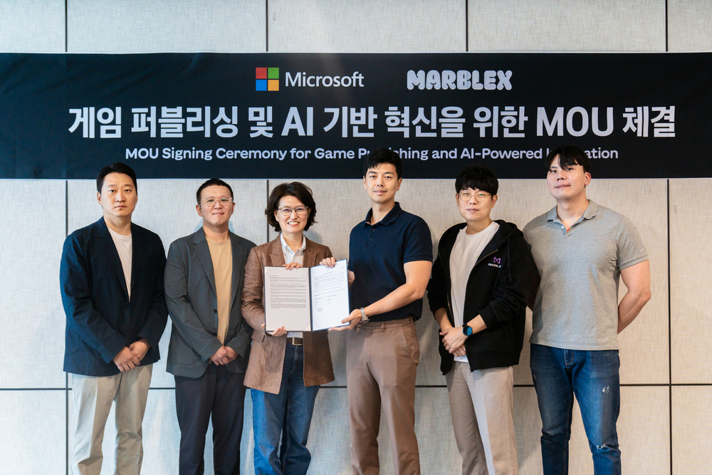 마이크로소프트, 마브렉스 Web3 게임 퍼블리싱 사업 공동 추진을 위한 MOU