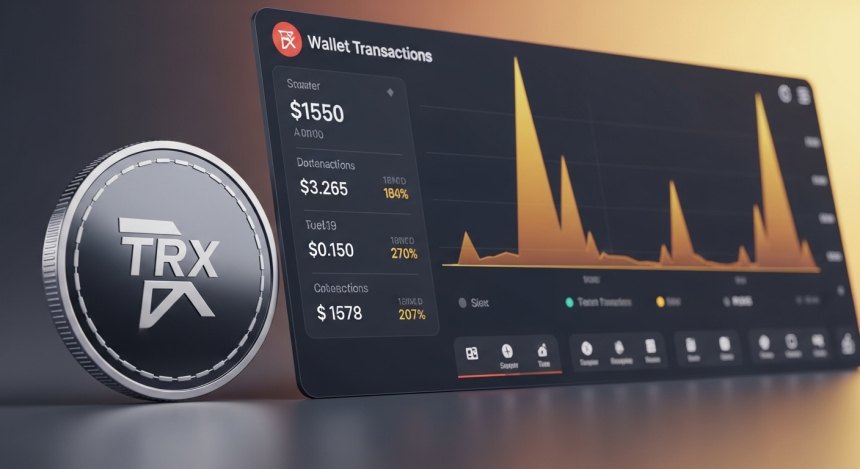  트론(TRX) 일일 활성 지갑 570만 개 돌파…사상 최고치 경신