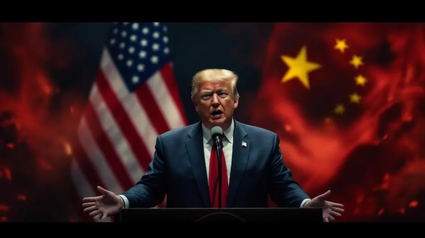 트럼프 “미국, 중국과의 무역전쟁 상태”