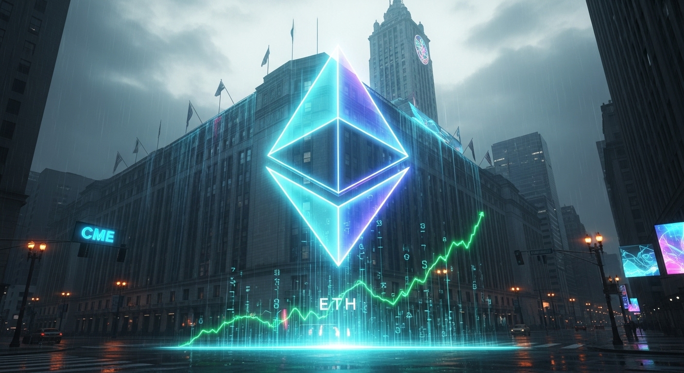 이더리움($ETH), CME서 비트코인($BTC) 선물 거래량 앞서…미결제약정 사상 최대