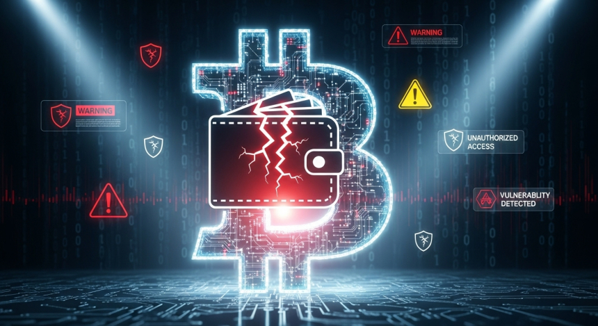  비트코인(BTC) 지갑 취약점 노출…전 세계 12만 개 이상 해킹 위협