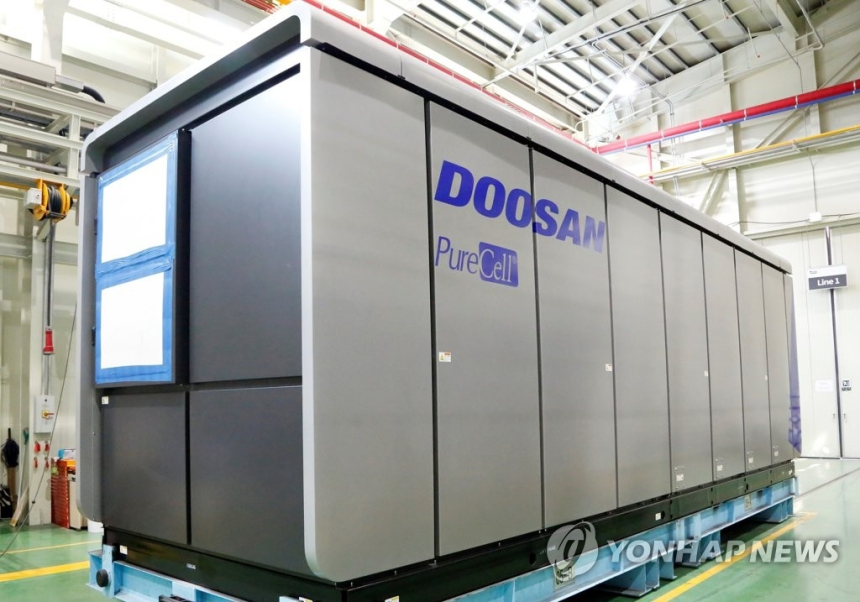 두산퓨얼셀, 미국 수출 기대에도 국내 실적 악화에 '보유'로 강등