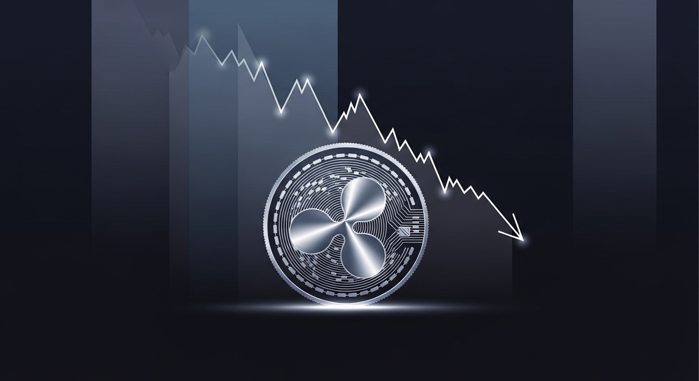 XRP, 5.8% 하락…2달러 지지선 시험대에 놓이다