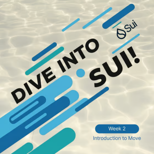 Sui Dev Workshop Week 2: Swim with Sui