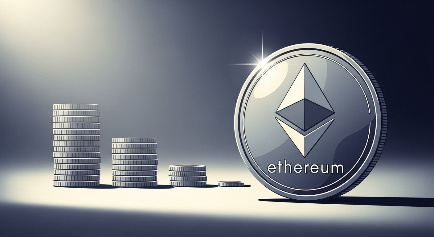 이더리움($ETH), 4,400달러 돌파 실패에도 매집 지속…“실질 유통량 67% 감소”