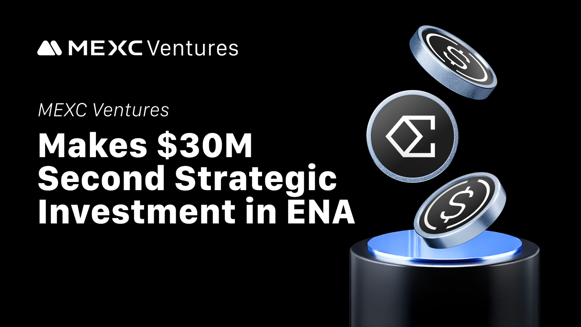 MEXC Ventures, ENA에 3,000만 달러 추가 투자...생태계 지원 강화