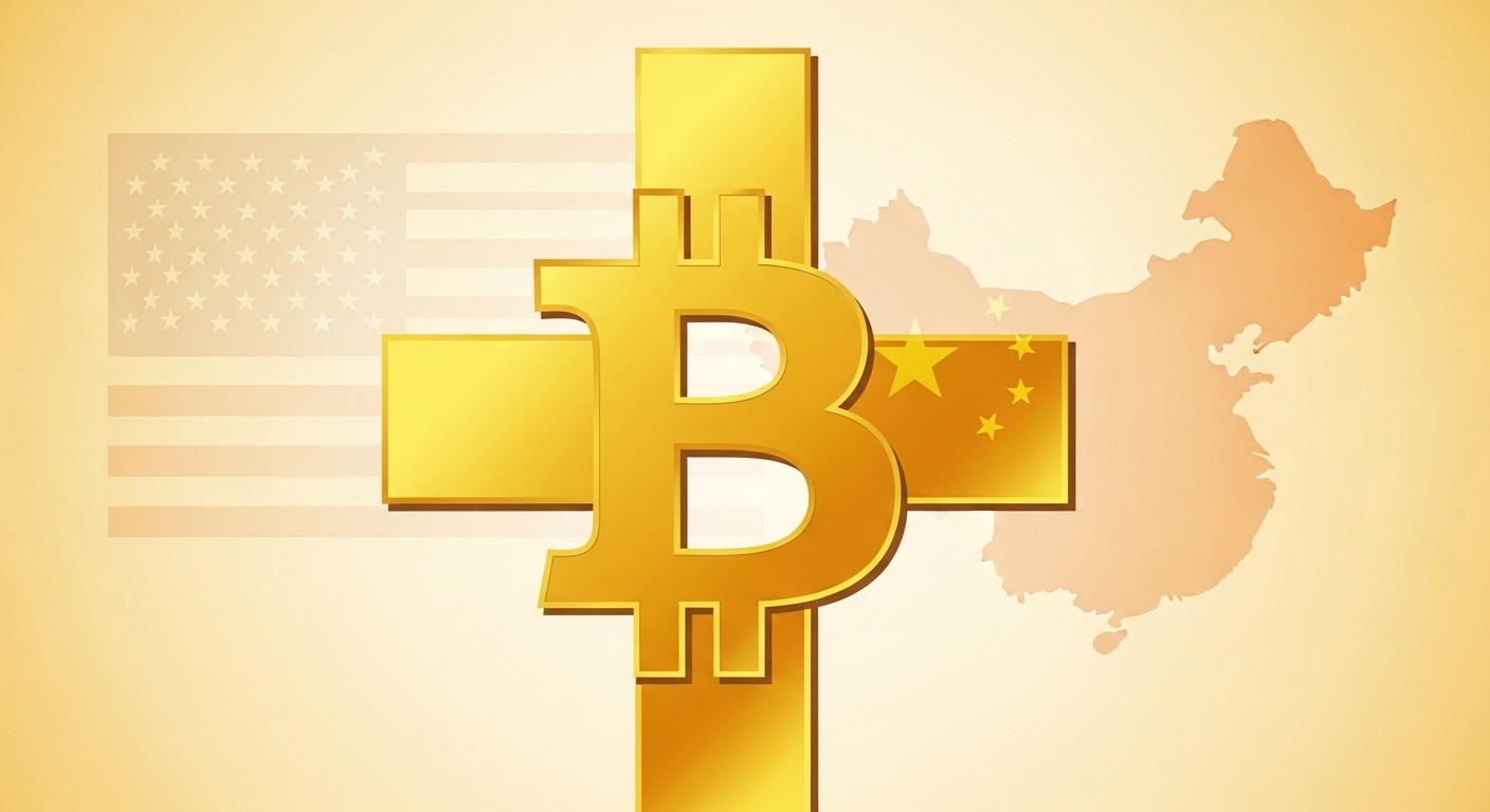 트럼프 관세 완화 시사에 비트코인($BTC) '골든 크로스' 기대감 상승