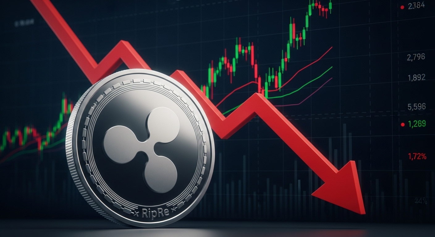 XRP, 기술적 하락 신호 속 2달러 붕괴 우려…비트코인 고래 매도에 시장 불안 가중