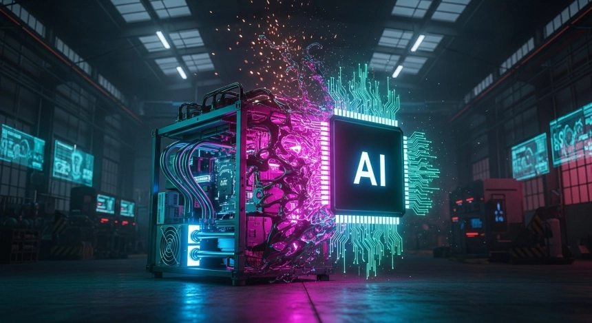 비트팜스, 비트코인 채굴 접고 AI로 전환…주가 급락