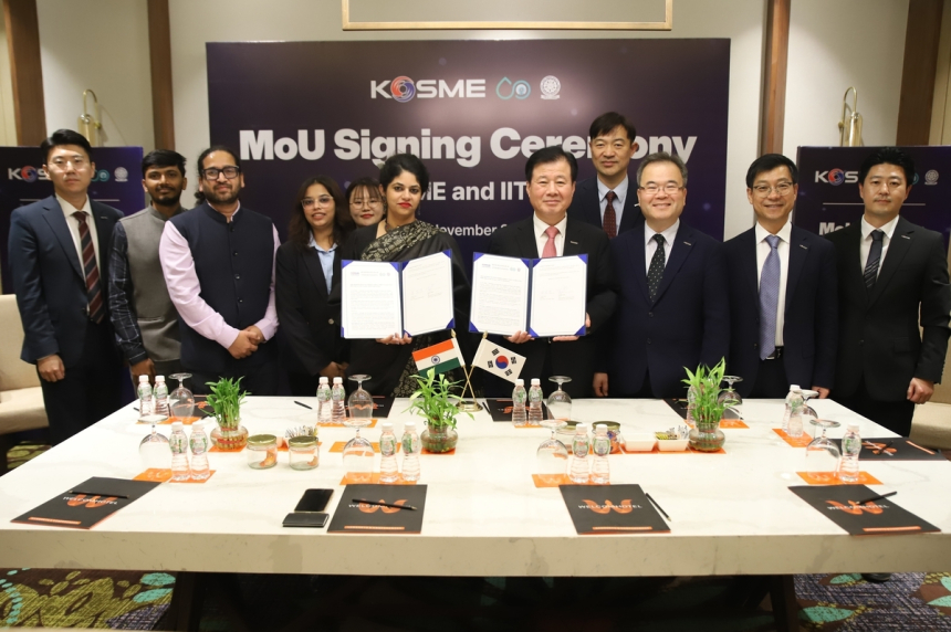  한국 중소기업, AI로 인도 진출 교두보…중진공-인도공과대 손잡았다
