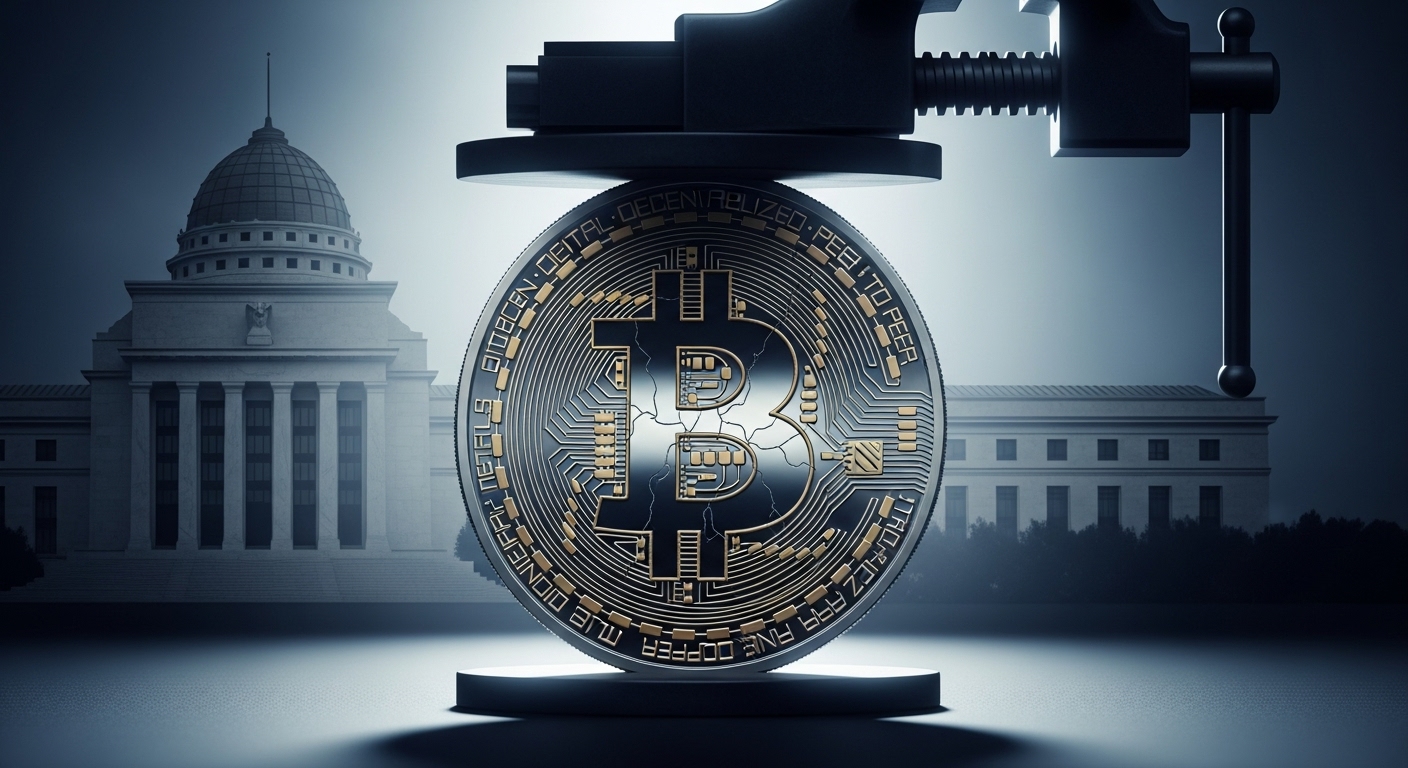 비트코인 하락 지속…美 연준 12월 금리 인하 가능성 ‘절반 이하’로 급락