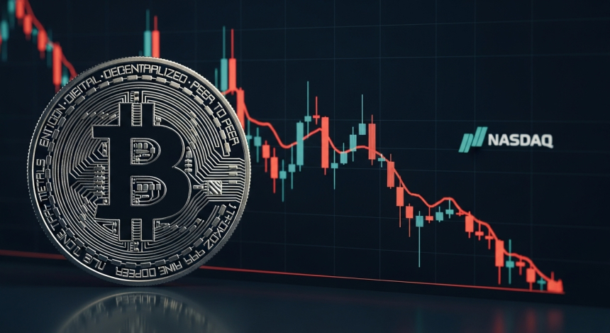 비트코인($BTC)-나스닥 커플링 강화…금리 인하 기대 후퇴에 위험자산 동반 하락