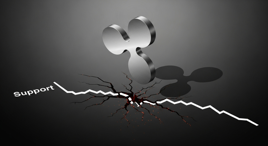  XRP, 달러·비트코인 동반 하락…2.20달러 지지선 무너지면 최대 45% 추가 하락 경고